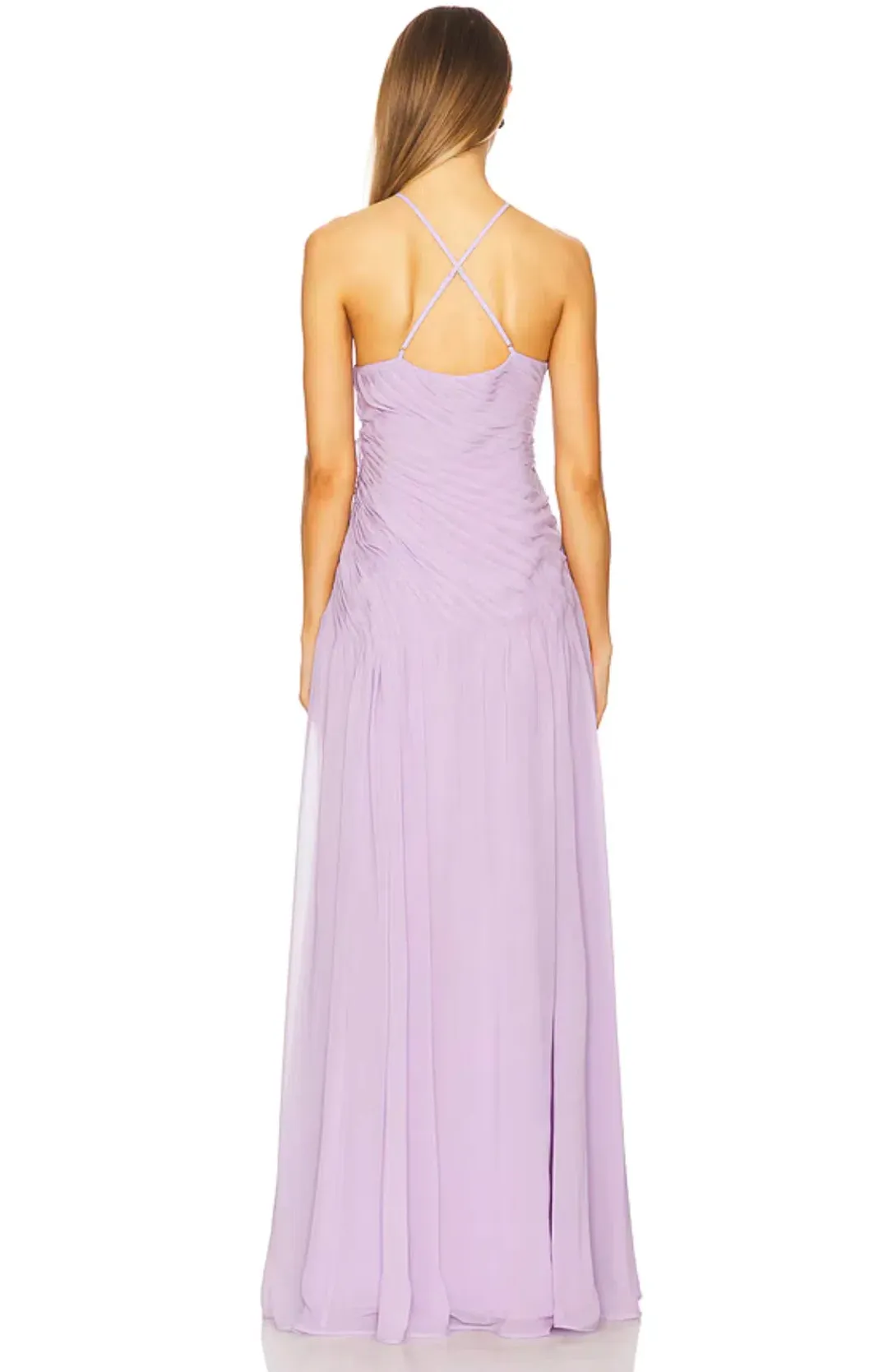 Leo Lin Amya Petal Gown Lilac AU 14 for rent on The Volte - main image