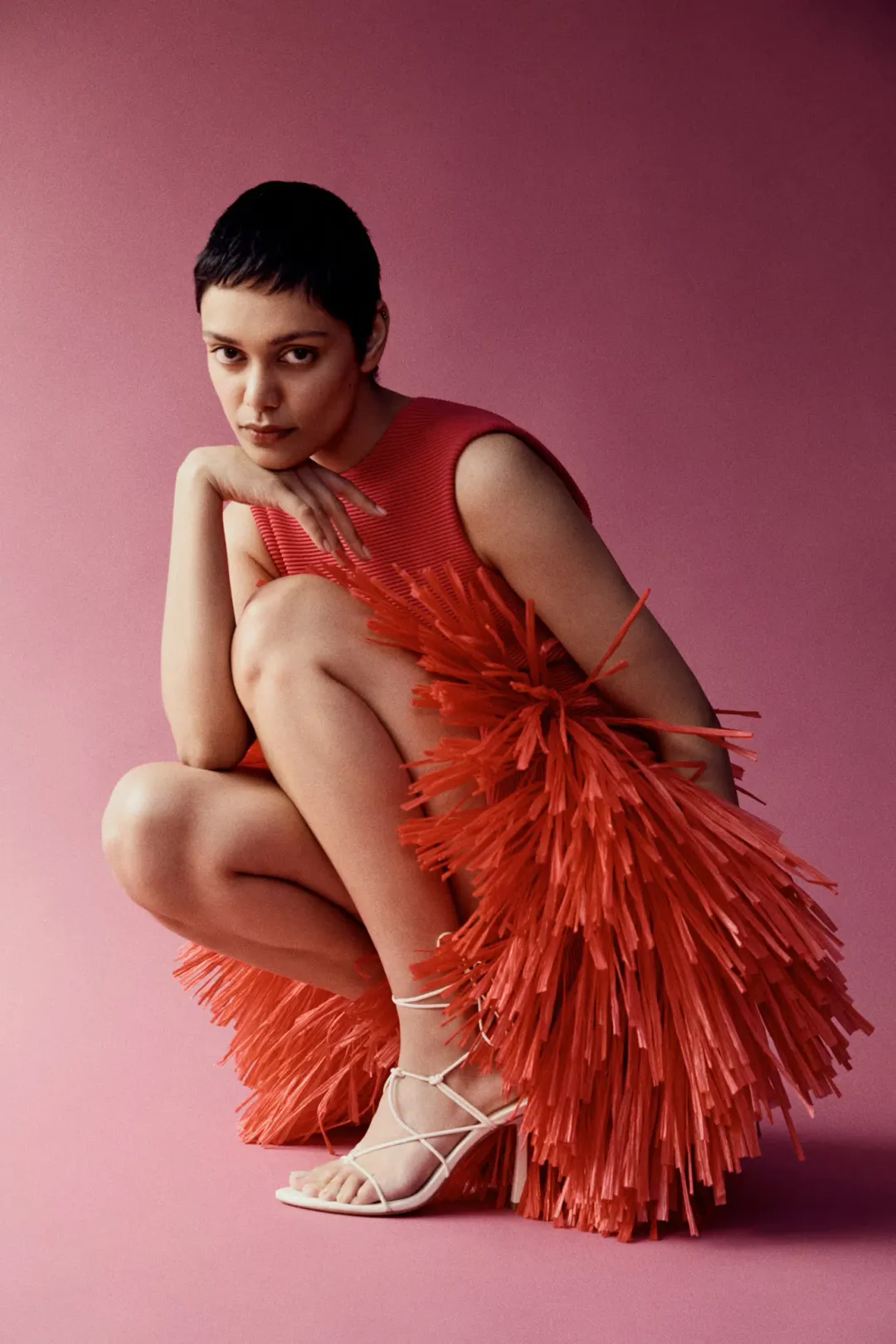 Aje Rushes Mini Dress Size Medium AU 10 for rent on The Volte - main image