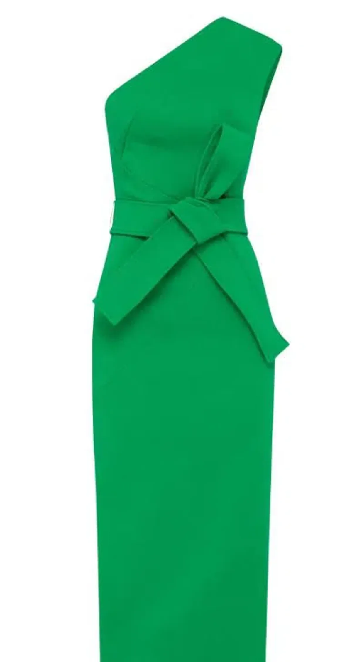 Rachel Gilbert Juno Midi Dress Bright Green Size 10 for rent on The Volte - main image