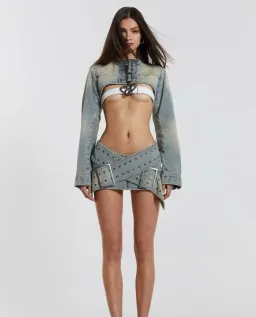 Jaded London Denim Assassin Set Size XS for rent on The Volte - image 1