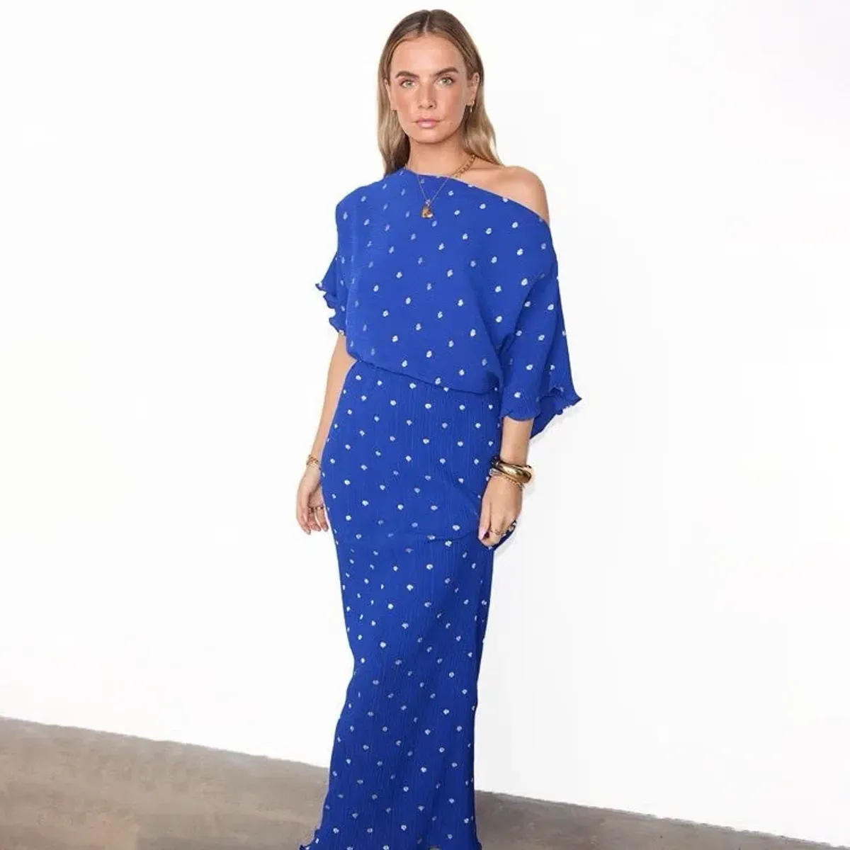 Never Fully Dressed Tilly Dress; Cobalt Blue; XL / AU 14 for rent on The Volte - main image