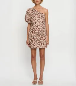Kivari - Paris Mini Dress in Leopard for rent on The Volte - image 1