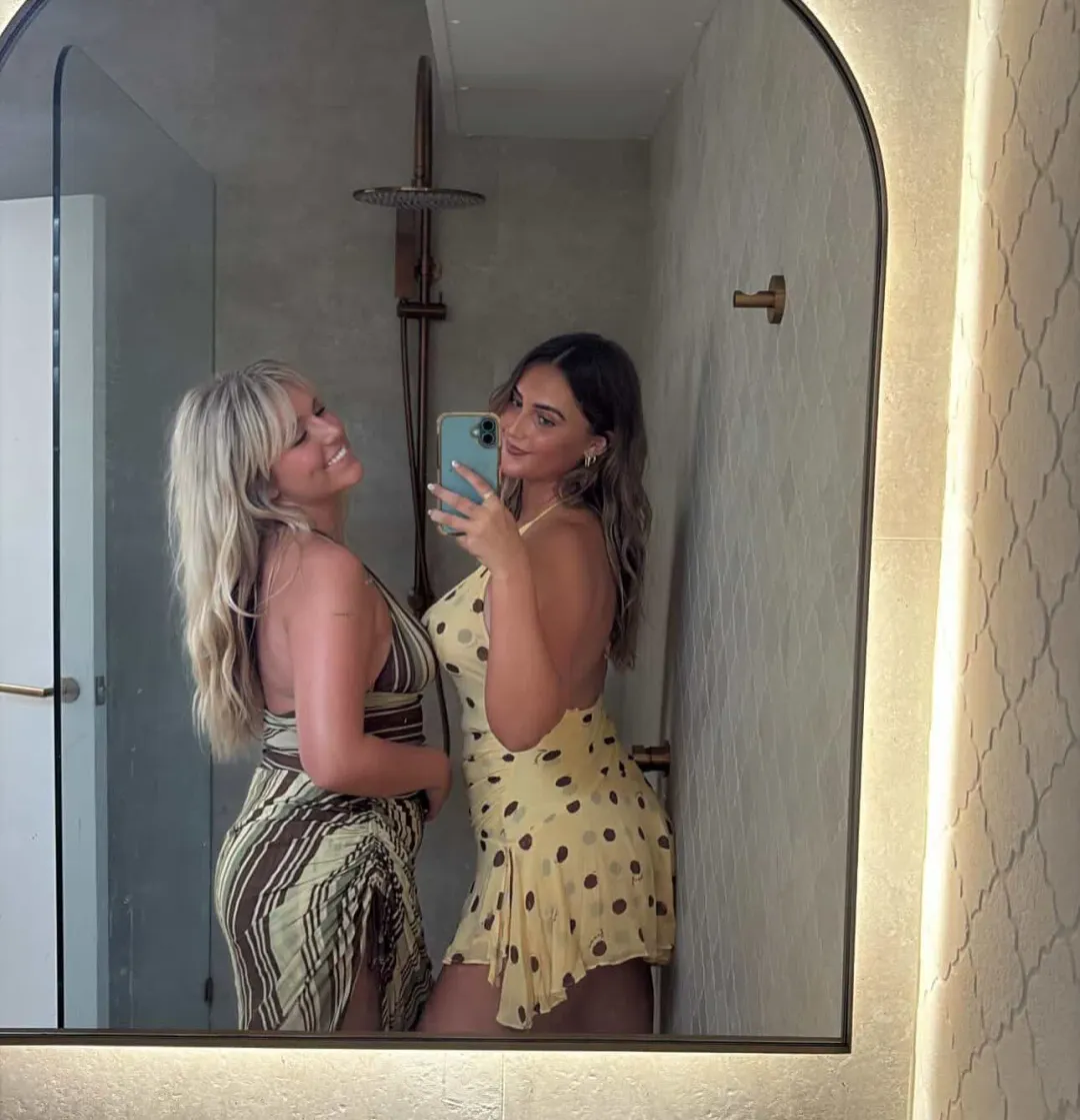 Benni Spotty Harlow Halter Dress Size 14 for rent on The Volte - main image