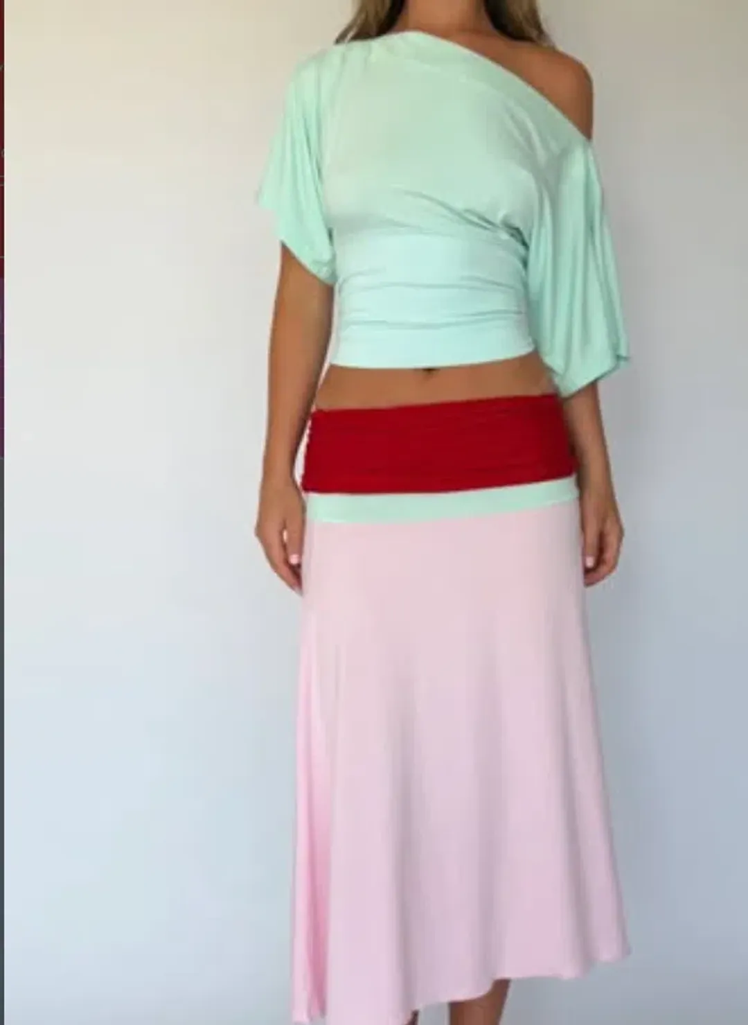 BLANCH WEAR Lucy Midi Skirt & Stella Tee 6 for rent on The Volte - main image