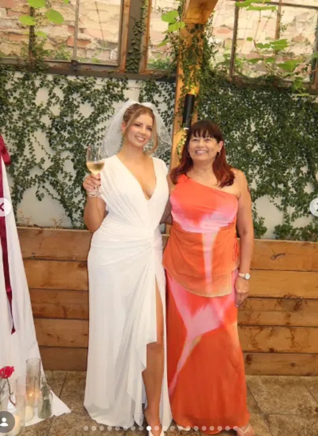 Bec and Bridge Leia Drape Gown Butter Cream White Size 12 for rent on The Volte - main image