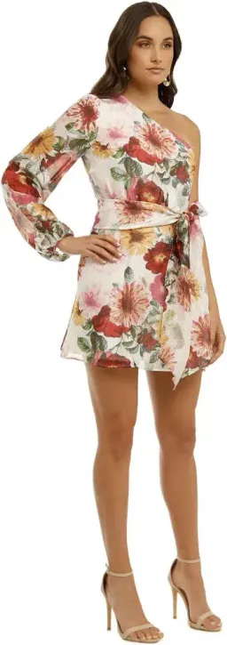 Talulah - Garland One Shoulder Dress for rent on The Volte - image 3