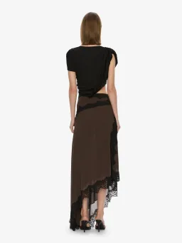 Christopher Esber Verve Twisted Tee Dress husk black Size 6 for rent on The Volte - image 2