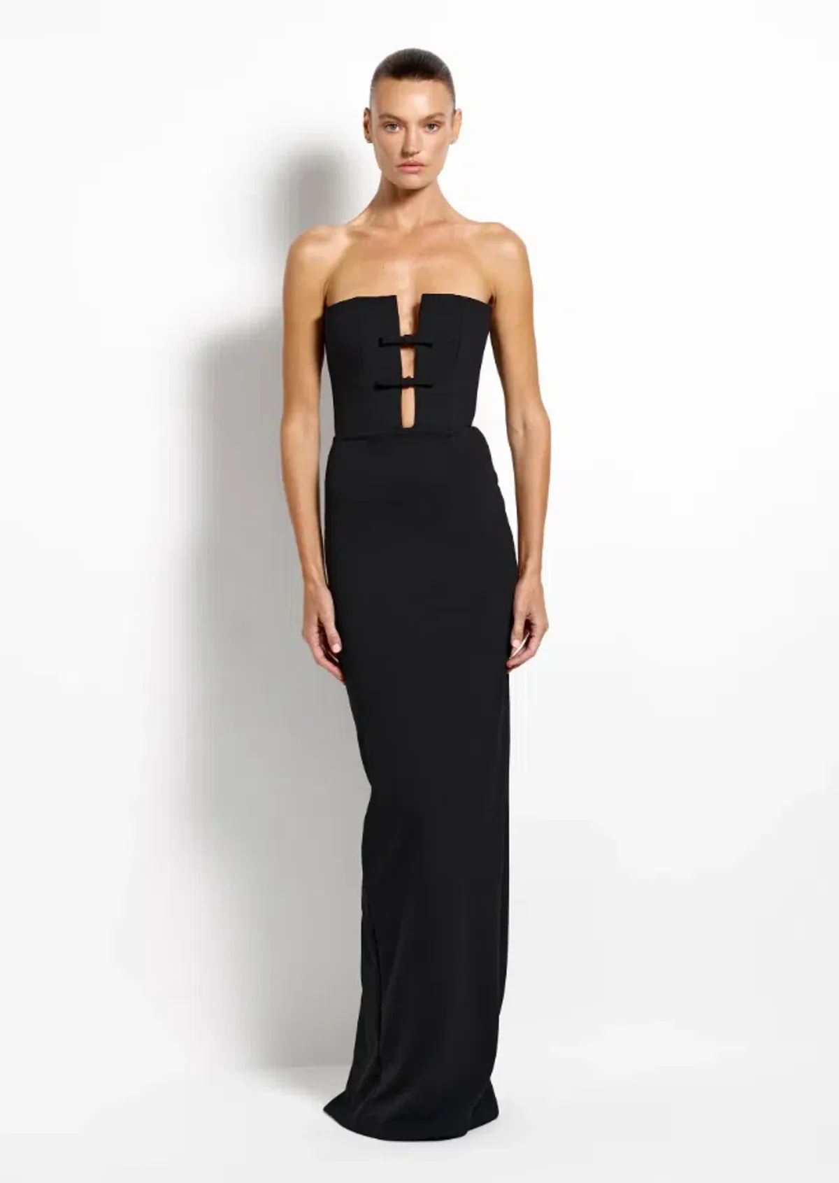 Effie Kats Addison Gown - Black Size M for rent on The Volte - main image