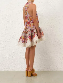 Luna Shirred Lantern Dress by Zimmermann Size 8 for rent on The Volte - image 4