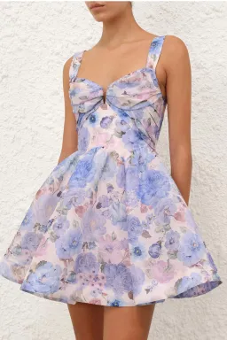 Rebellion Drape Mini Dress by Zimmermann Size 8 for rent on The Volte - image 1