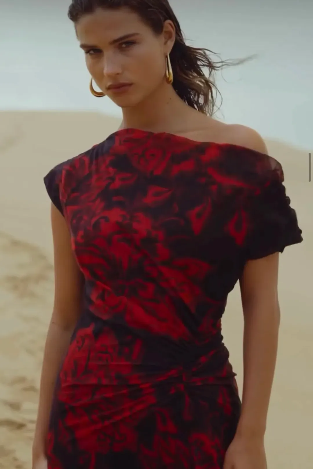 Sheike Chintz Off the Shoulder Maxi Dress Size 14 for rent on The Volte - main image