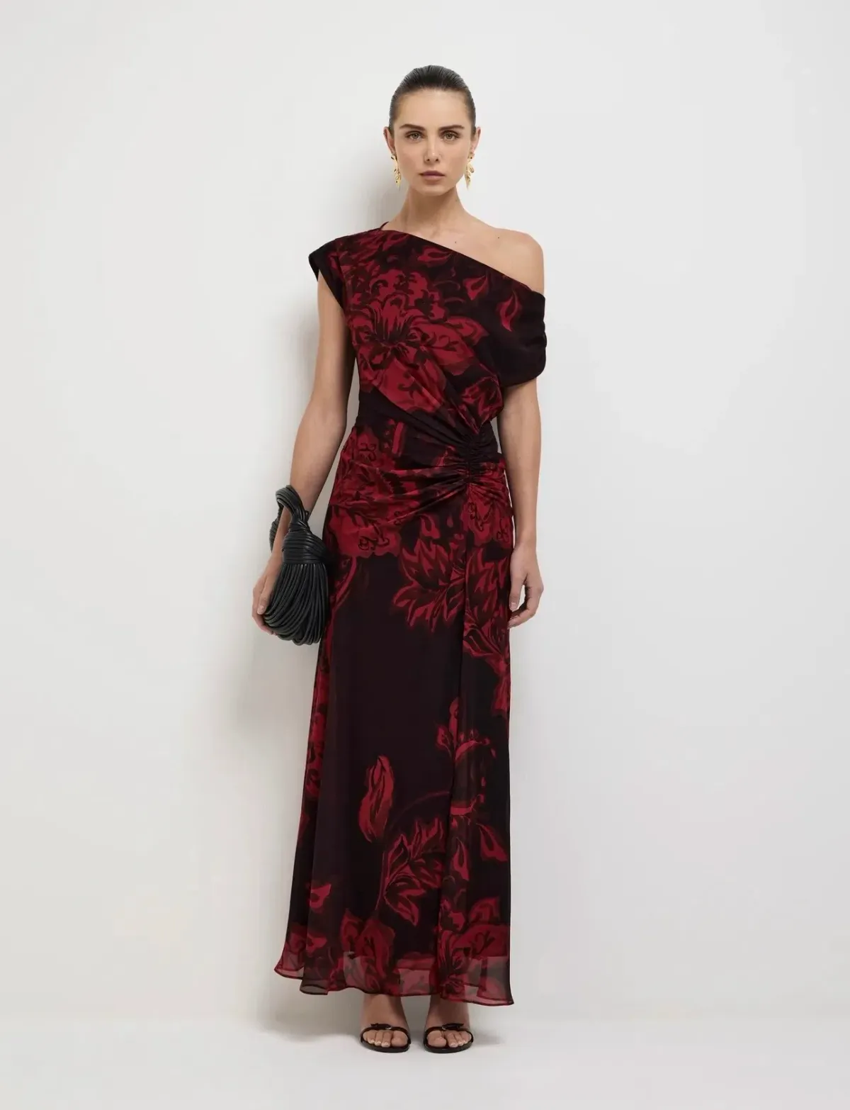 Sheike Chintz Off the Shoulder Maxi Dress Size 14 for rent on The Volte - main image
