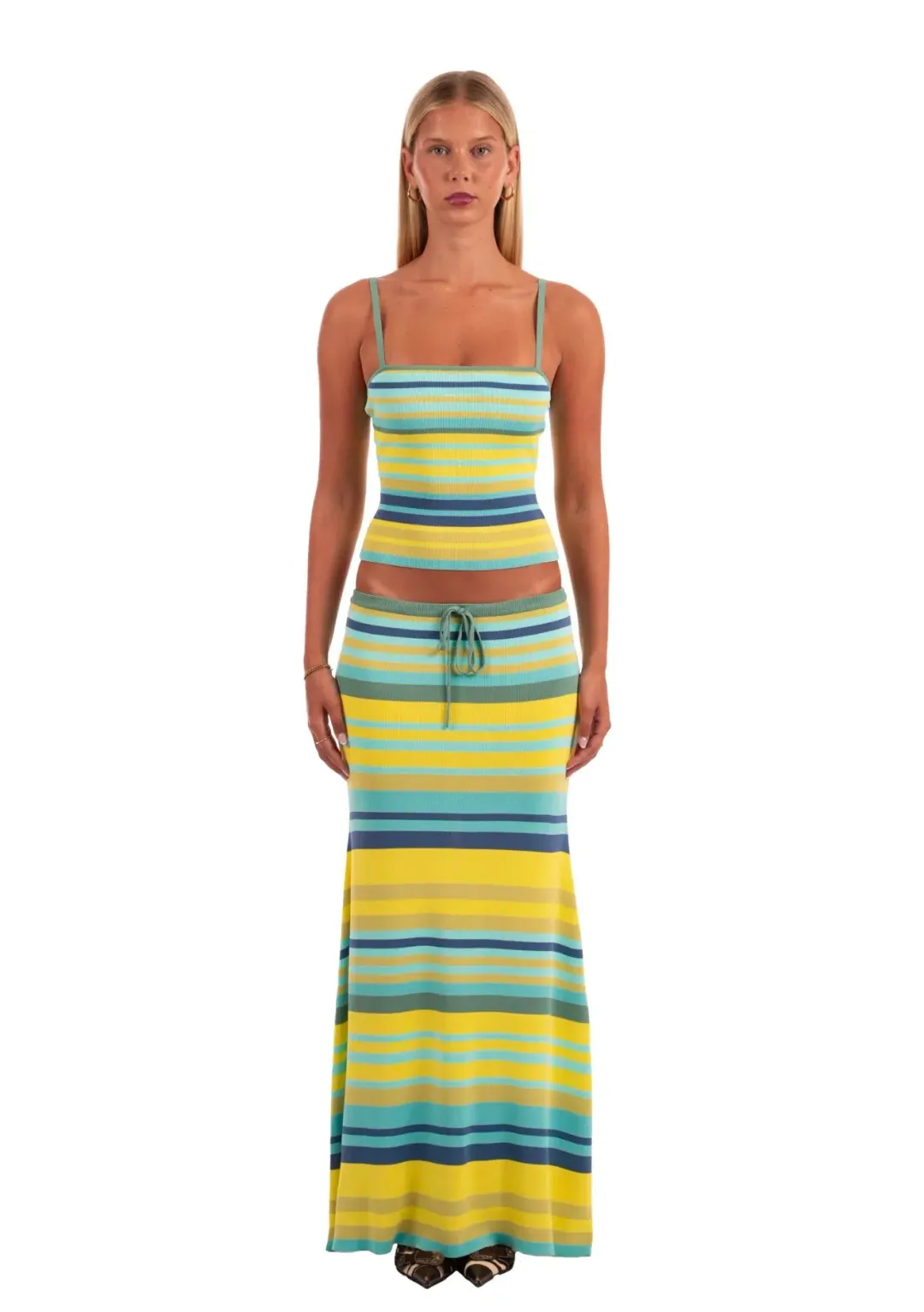 I AM DELIALH Sofia Maxi Skirt & Top set  for rent on The Volte - main image