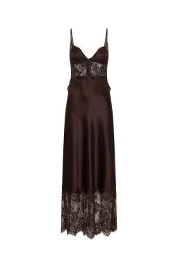 Sneaky Link Jaz Hand Lace Chocolate Maxi / Size 8 for rent on The Volte - image 3