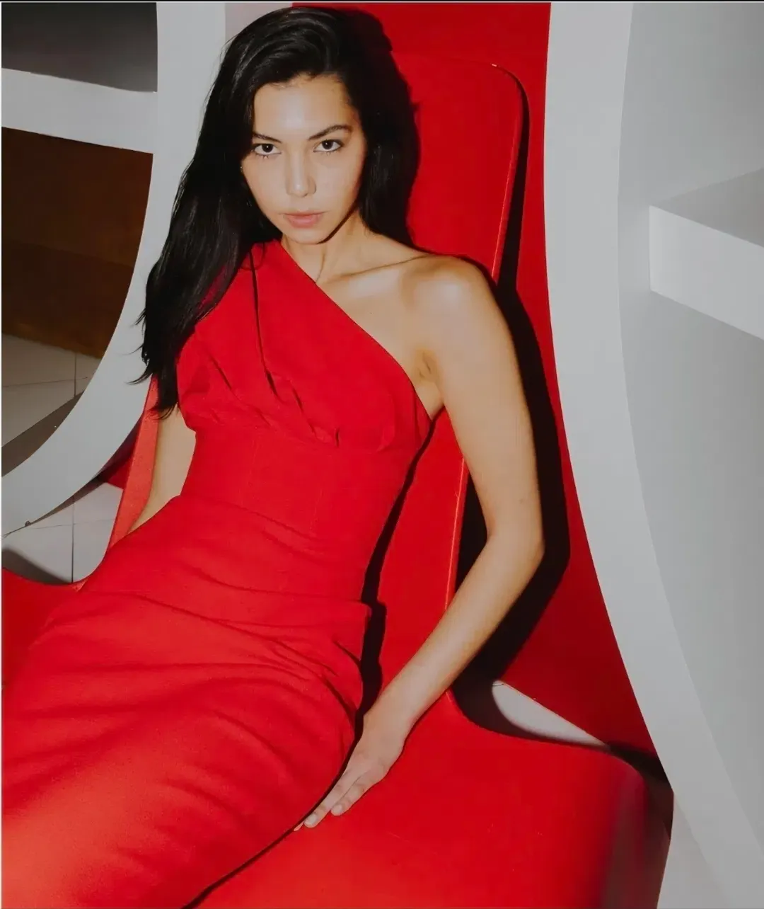 Rachel Gilbert Winnie Gown Red 5/AU16 for rent on The Volte - main image