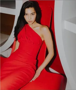 Rachel Gilbert Winnie Gown Red 5/AU16 for rent on The Volte - image 6