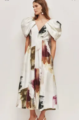 AJE bisou midi dress for rent on The Volte - image 3