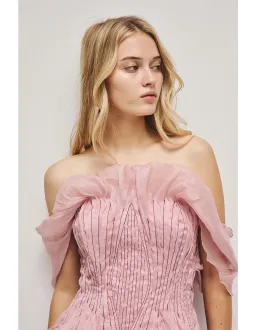 Aje Studio Nisha Gown Pink Size 12 for rent on The Volte - image 3