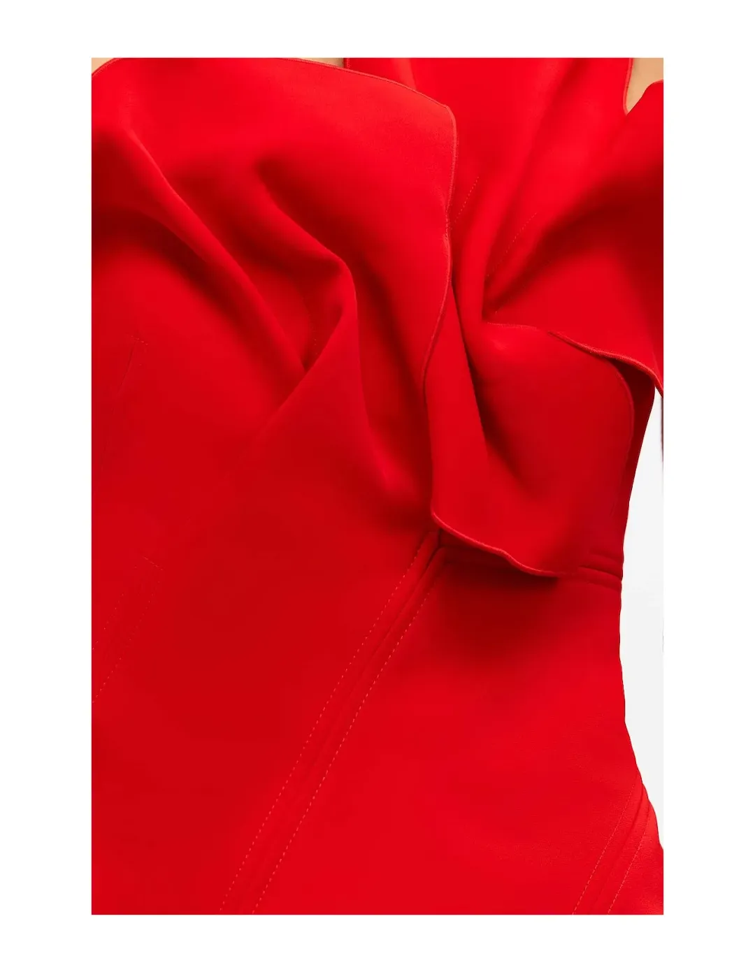 Acler Esher Midi Dress Red Size 8 for rent on The Volte - main image