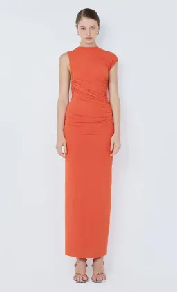 BEC & BRIDGE Solenne Twist Maxi Dress in Persimmon for rent on The Volte - image 3