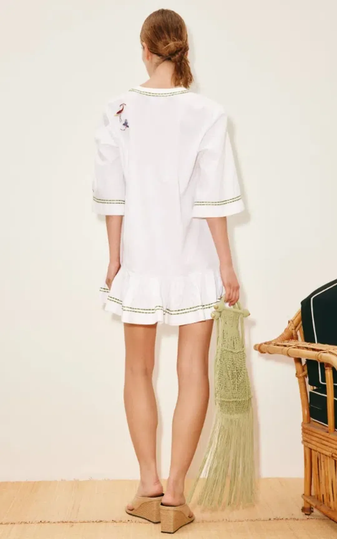 Alemais camelia embellished mini dress Size 6 for rent on The Volte - main image