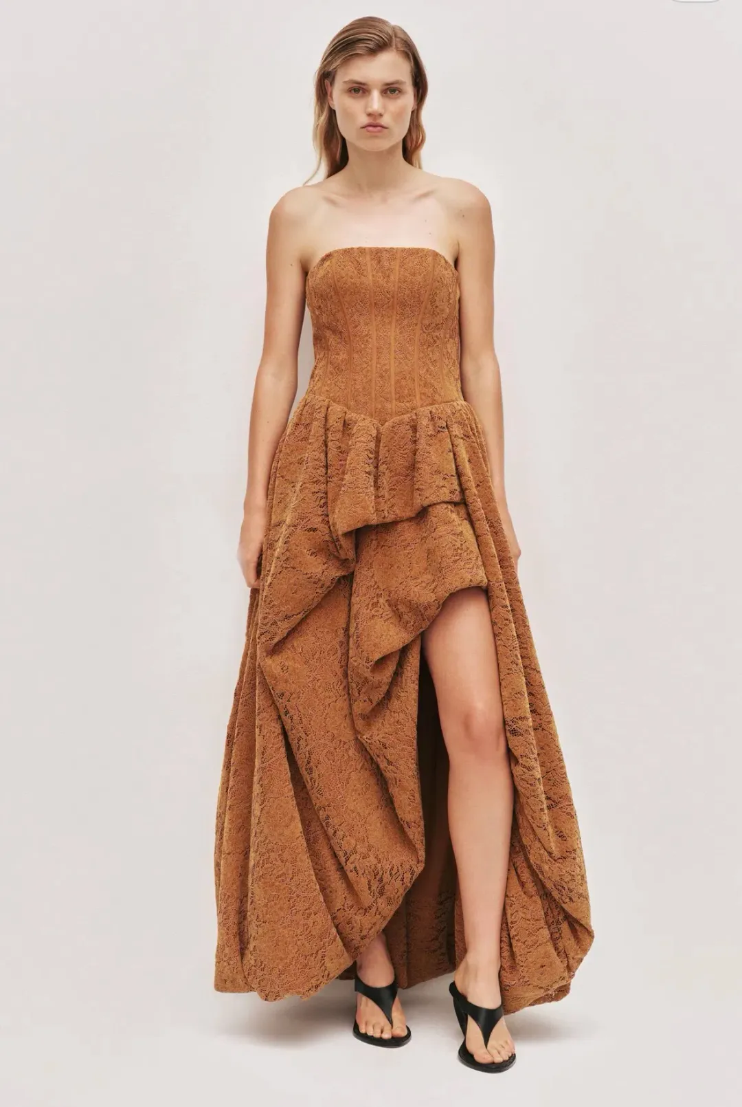 Aje Florence Lace Gown - size 10 for rent on The Volte - main image