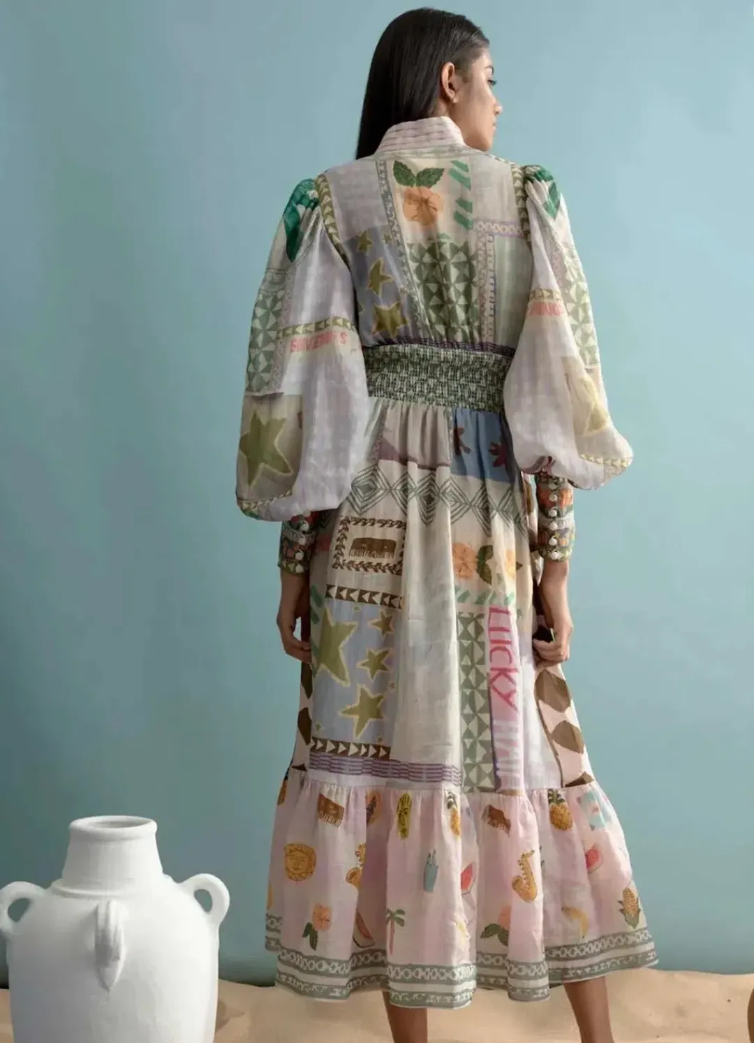 Alemais.  Emma Gale Shirt Dress Size 6 fits 8 for rent on The Volte - main image