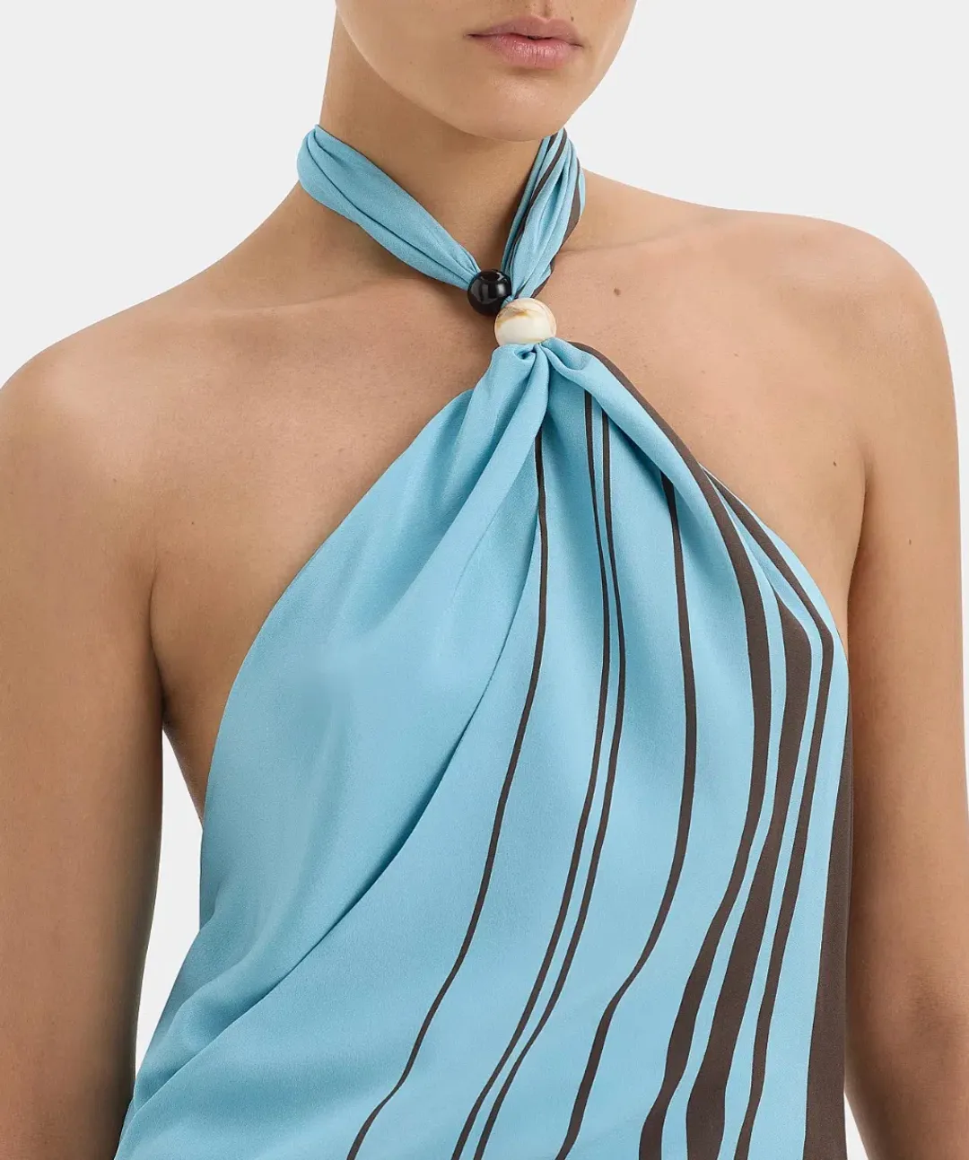 SIR 5 Rioja Halter Scarf Maxi Dress Size 1 for rent on The Volte - main image