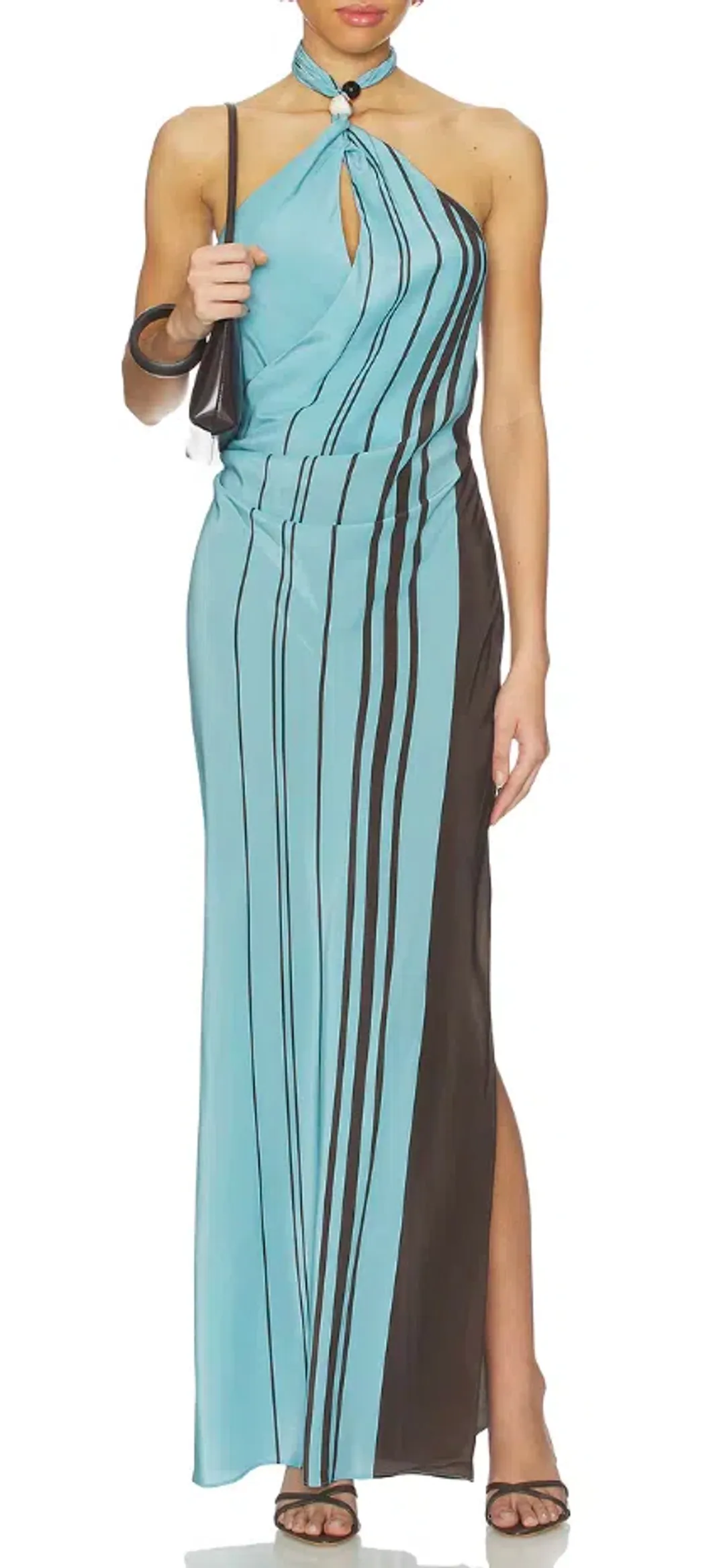 SIR 5 Rioja Halter Scarf Maxi Dress Size 1 for rent on The Volte - main image