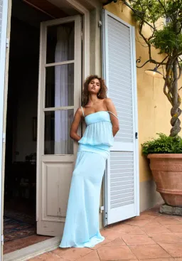 Ancegria, Romeo Gown, Aqua, Maxi, Size XS  for rent on The Volte - image 2
