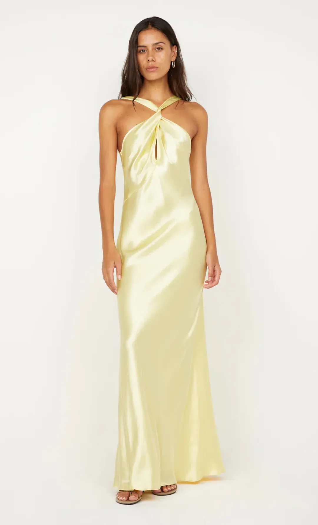 Bec & Bridge Elisia Twist Maxi Yellow for rent on The Volte - main image