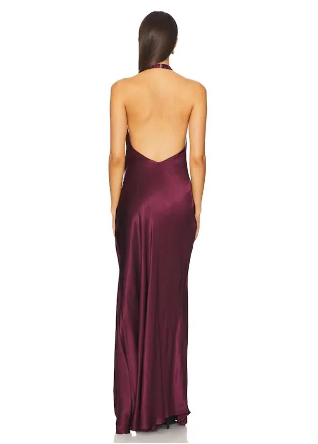  💜 BEC and BRIDGE Elisia Wrap Maxi Dress – Plum / Burgundy – Size AU 8 💜 for rent on The Volte - main image