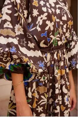 Alemais Maroc Midi Dress Pockets & Slip Size 12 for rent on The Volte - image 4