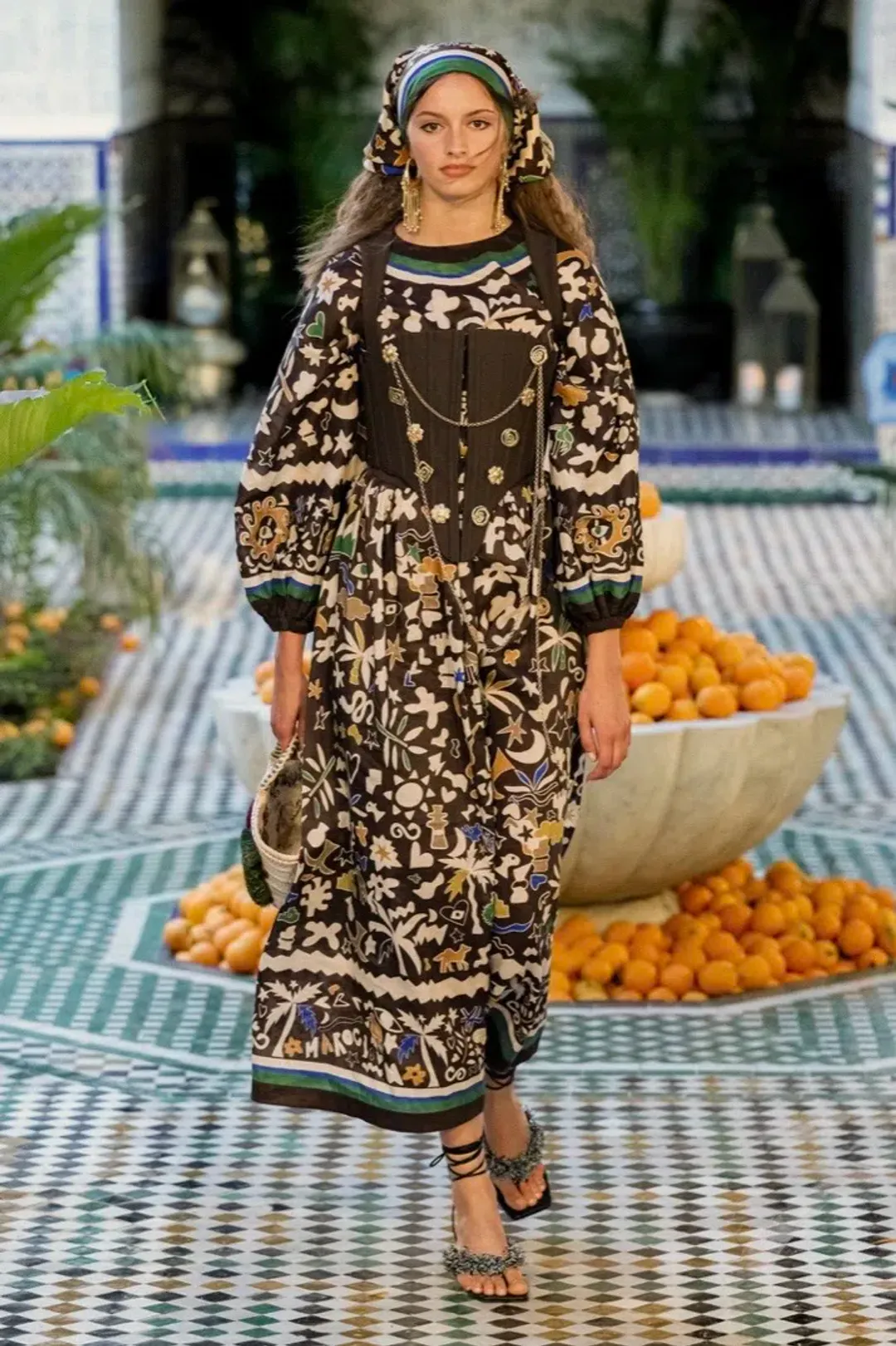 Alemais Maroc Midi Dress Pockets & Slip Size 12 for rent on The Volte - main image