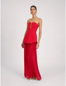 Eliya The Label Leo Dress Red Size 6 for rent on The Volte - image 1