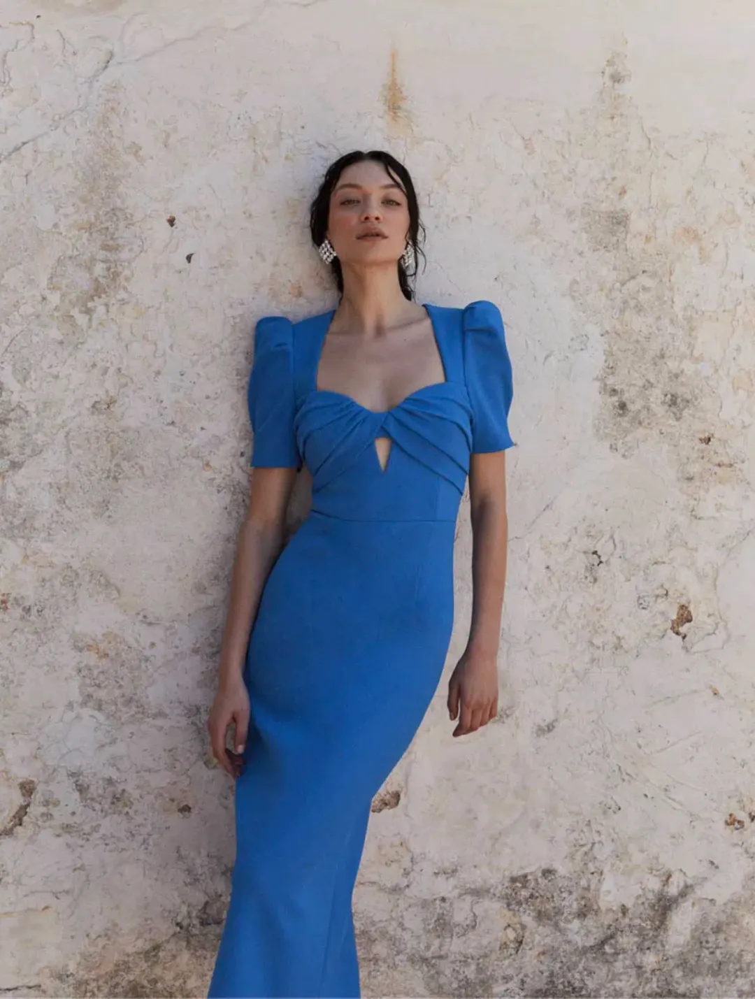 Rebecca Vallance Antonella Short Sleeve Midi Dress SIze 8 for rent on The Volte - main image