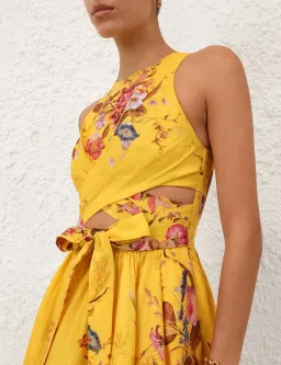 Zimmermann Patience Midi Dress - size 1 for rent on The Volte - image 4