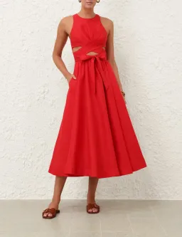 Zimmermann Patience Midi Dress - size 1 for rent on The Volte - image 1