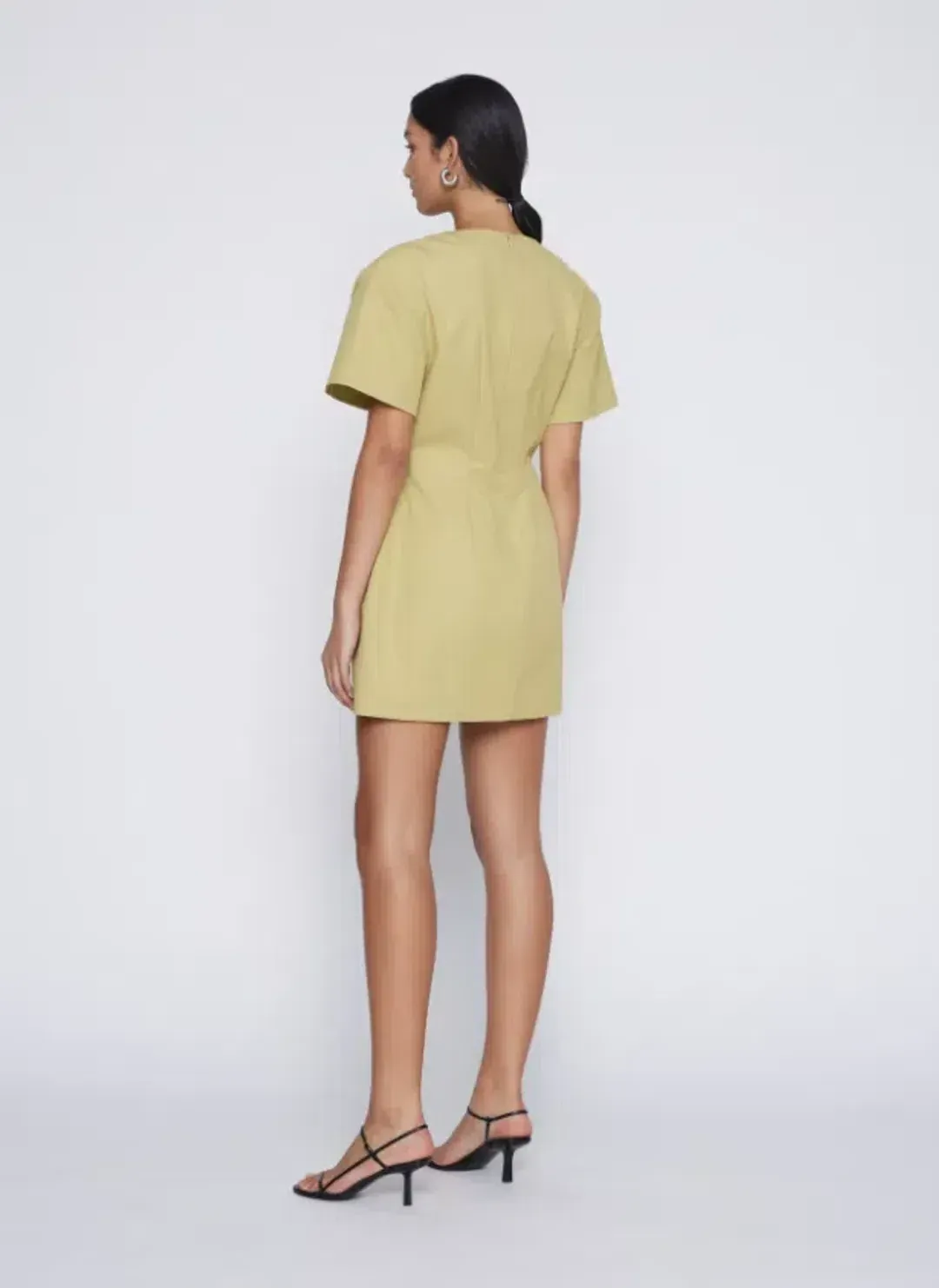 Anna Quan Jorja Dress Mini Sulphur Size 8 for rent on The Volte - main image
