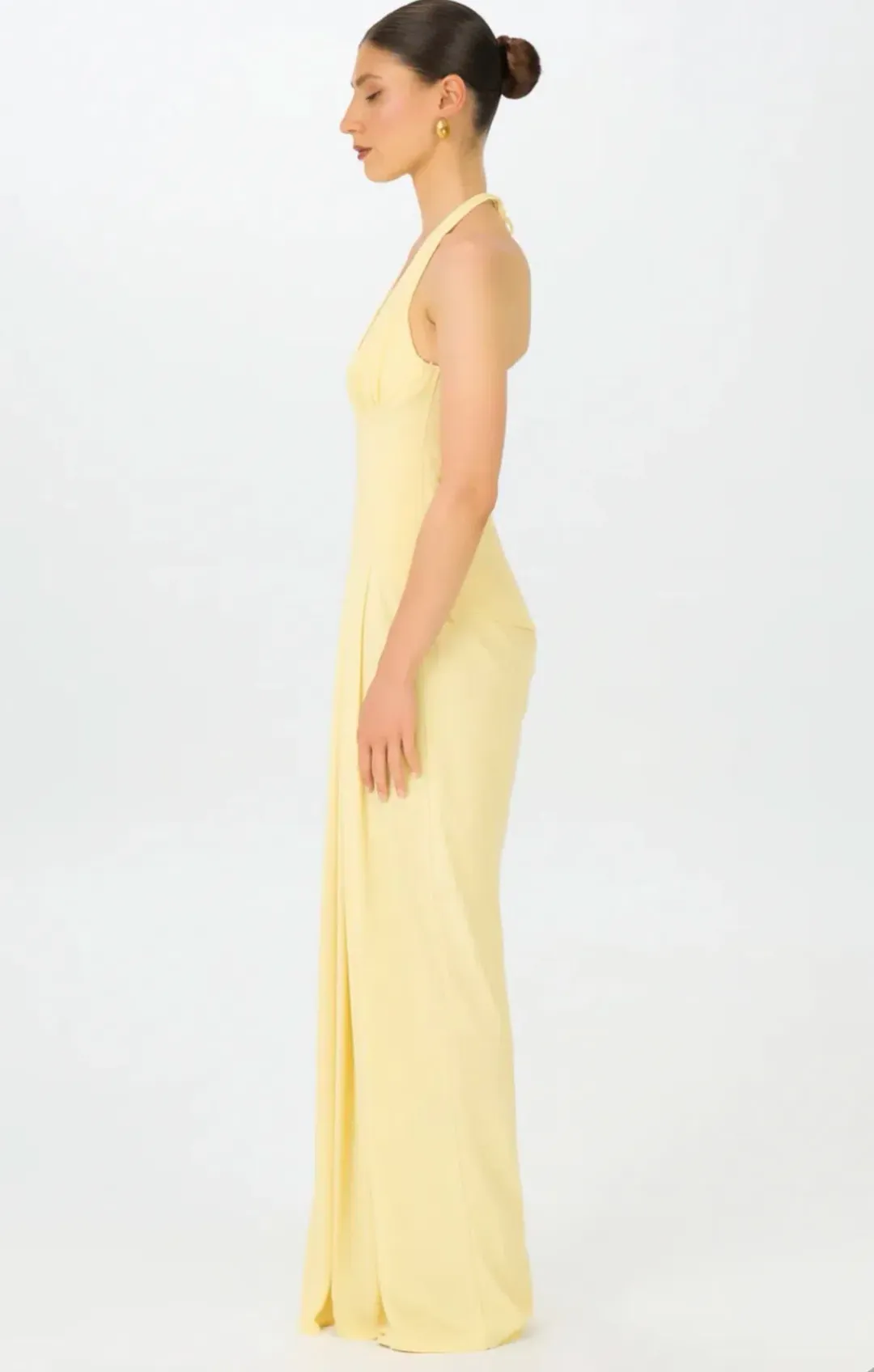 Jefrei Sei - Landon Maxi Dress in Canary Size S for rent on The Volte - main image