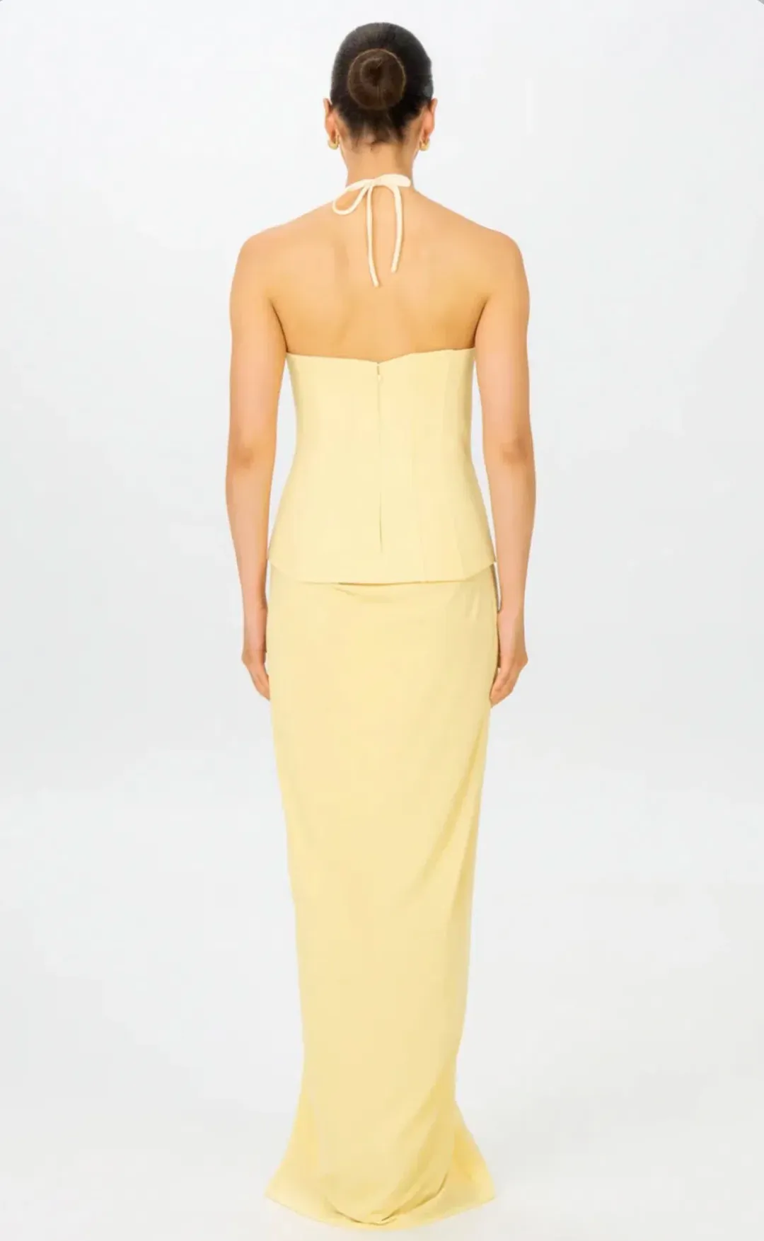 Jefrei Sei - Landon Maxi Dress in Canary Size S for rent on The Volte - main image
