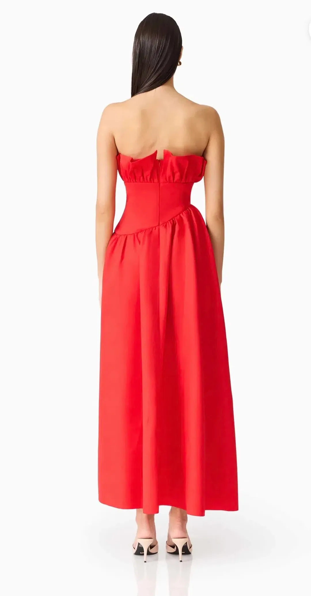 Elliatt - Laurel Sleeveless Maxi Dress in Red Size XS for rent on The Volte - main image
