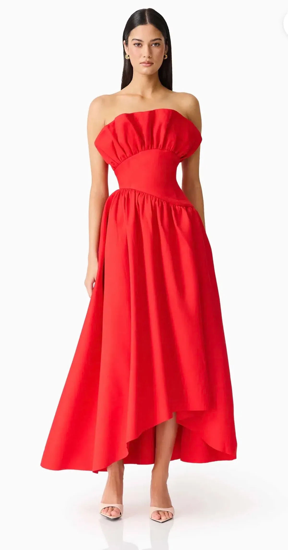 Elliatt - Laurel Sleeveless Maxi Dress in Red Size XS for rent on The Volte - main image
