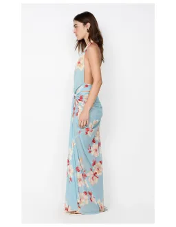 Bec Bridge Calliope Drape Maxi Dress Floral Size 8 for rent on The Volte - image 3