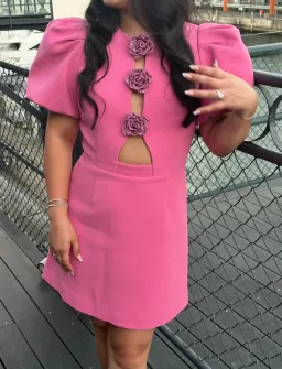 REBECCA VALLANCE AUBREE FLOWER MINI ROSE 12 for rent on The Volte - image 3