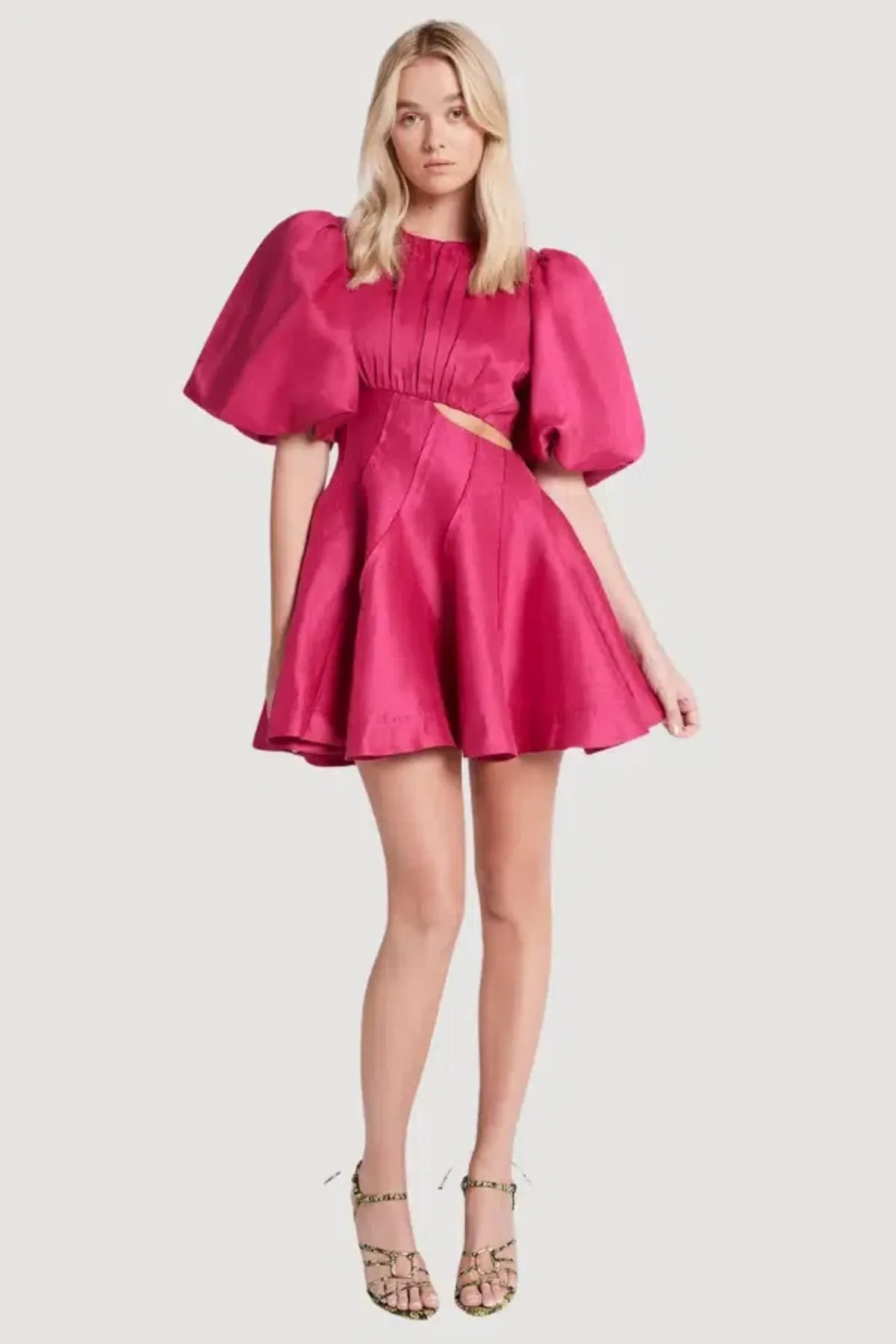 AJE ADMIRATION ASYMMETRIC MINI DRESS SIZE 10 for rent on The Volte - main image