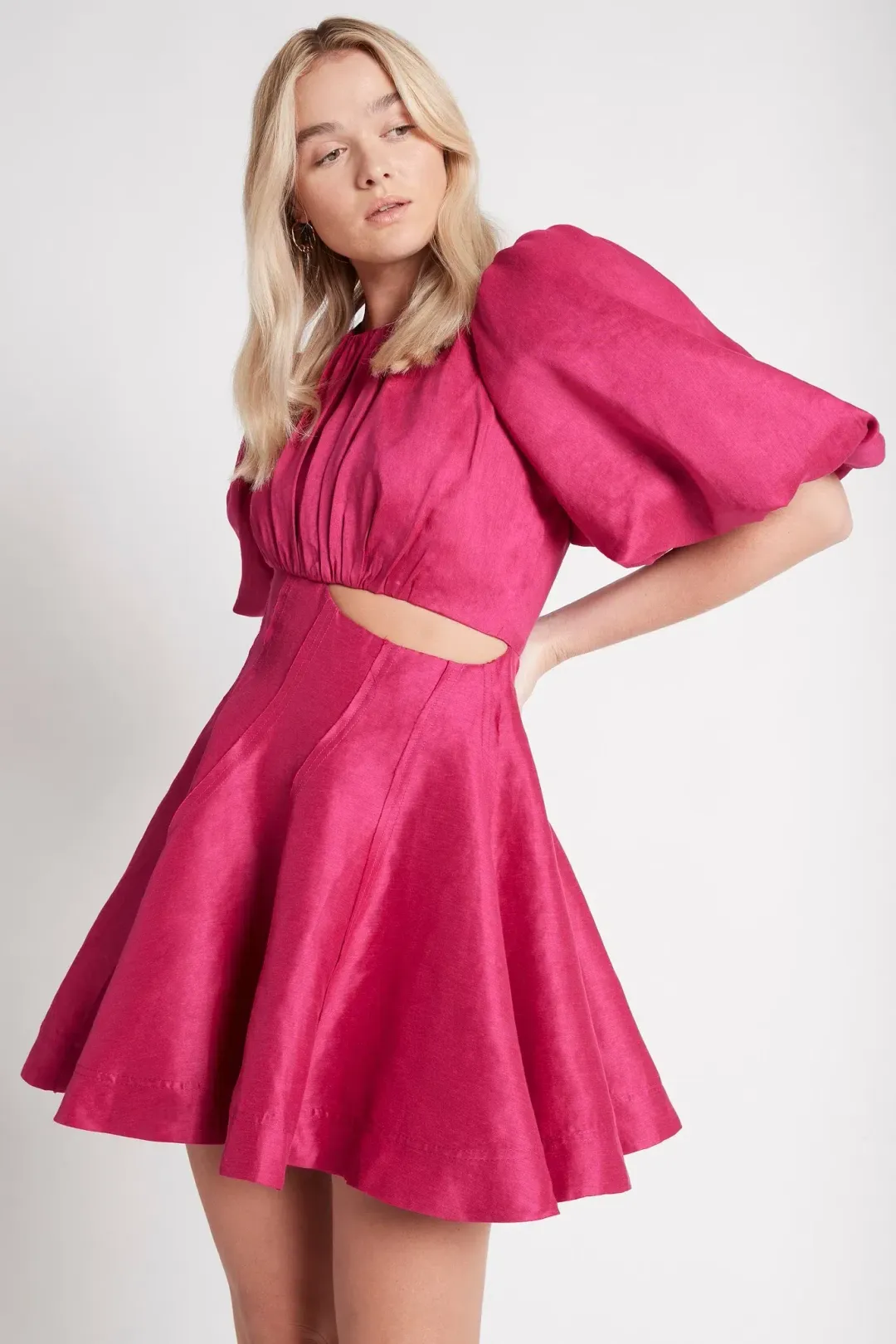 AJE ADMIRATION ASYMMETRIC MINI DRESS SIZE 10 for rent on The Volte - main image