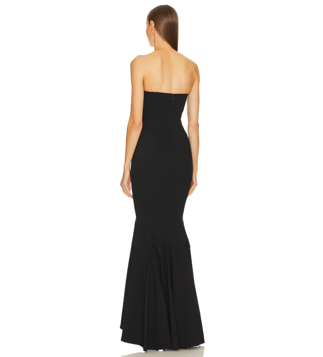 Michael Costello Billie Gown in Black Size S/AU8 for rent on The Volte - main image