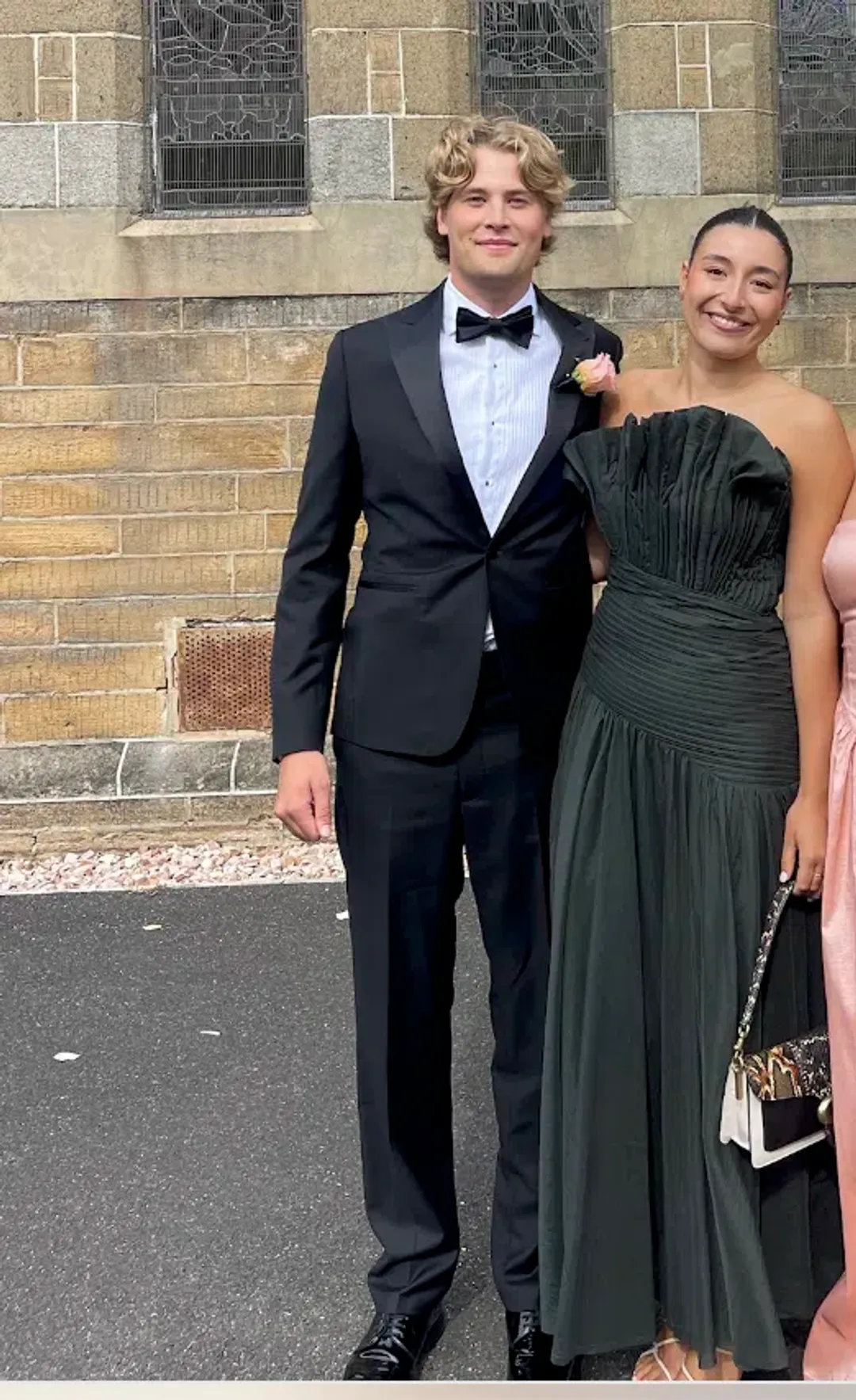 AJE Aquiline Gown (hunter green)  for rent on The Volte - main image