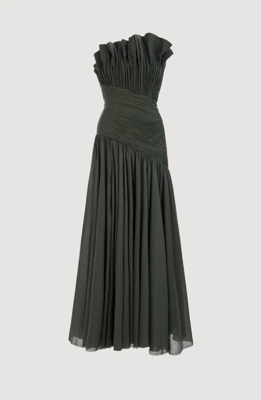 AJE Aquiline Gown (hunter green)  for rent on The Volte - main image